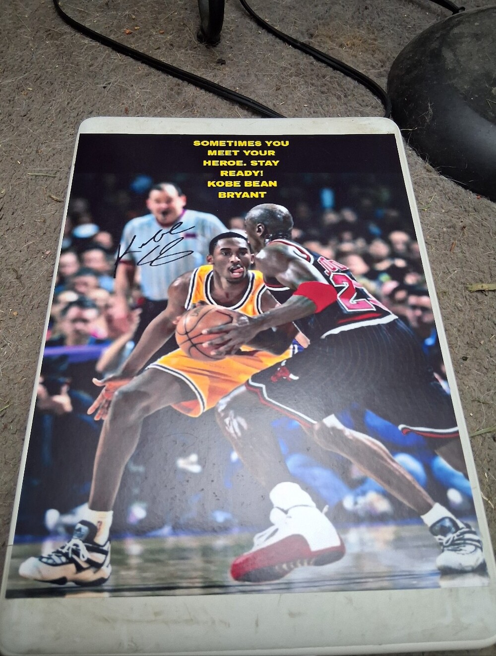 NEW!💯 THE G.O.A.T🐐 BULLS 8.5x11 ULTRA GLOSSY SELF CREATED ART 3 POSTER SET!🔥